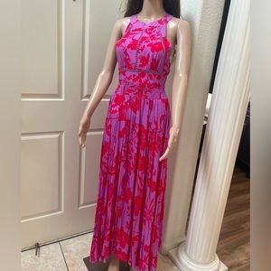 New with tags. Maxi summer dress. Pink and red.